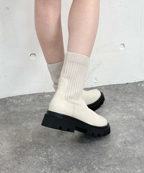 【セール】ニットブーツ（ブーツ）｜archives（アルシーヴ） mdprevattcaulkingandwaterproofing.com