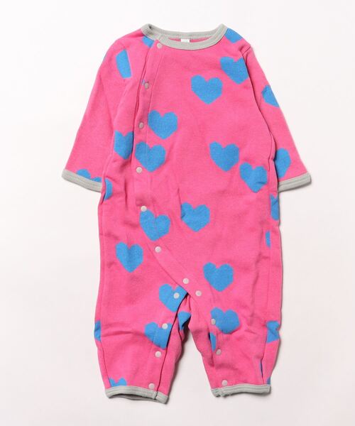 HOGAN RANCH WEAR(ホーガンランチウエア)の「ソウガラナガソデロンパース(ロンパース・キッズ・オフホワイト/グリーン/ピンク・80/70)」の3枚目の写真