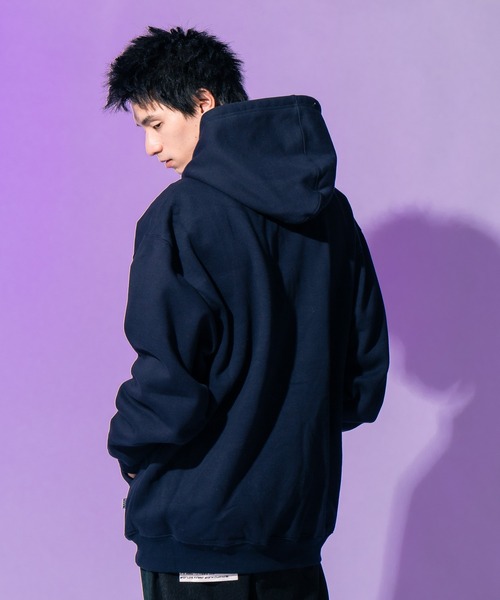 PRO CLUB （プロクラブ）の「【PRO CLUB/プロクラブ】HEAVY WEIGHT PULLOVER HOODIE 　13オンス ヘビーウェイトプルオーバーフーディー プルパーカー PCB142（パーカー・メンズ・ネイビー/ブラック/杢グレー/ホワイト・X-LARGE/MEDIUM/LARGE/XX-LARGE）」の4枚目の写真