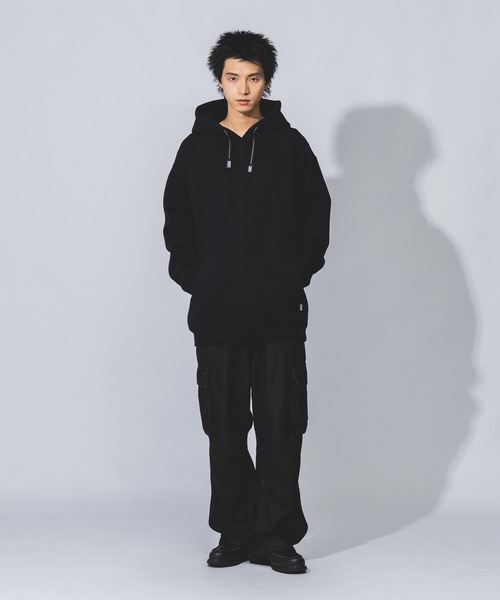 PRO CLUB （プロクラブ）の「【PRO CLUB/プロクラブ】HEAVY WEIGHT PULLOVER HOODIE 　13オンス ヘビーウェイトプルオーバーフーディー プルパーカー PCB142（パーカー・メンズ・ネイビー/ブラック/杢グレー/ホワイト・X-LARGE/MEDIUM/LARGE/XX-LARGE）」の12枚目の写真