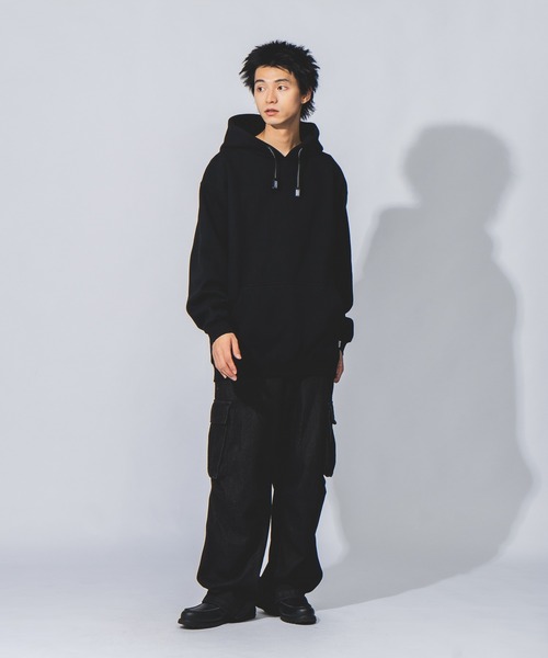 PRO CLUB （プロクラブ）の「【PRO CLUB/プロクラブ】HEAVY WEIGHT PULLOVER HOODIE 　13オンス ヘビーウェイトプルオーバーフーディー プルパーカー PCB142（パーカー・メンズ・ネイビー/ブラック/杢グレー/ホワイト・X-LARGE/MEDIUM/LARGE/XX-LARGE）」の15枚目の写真