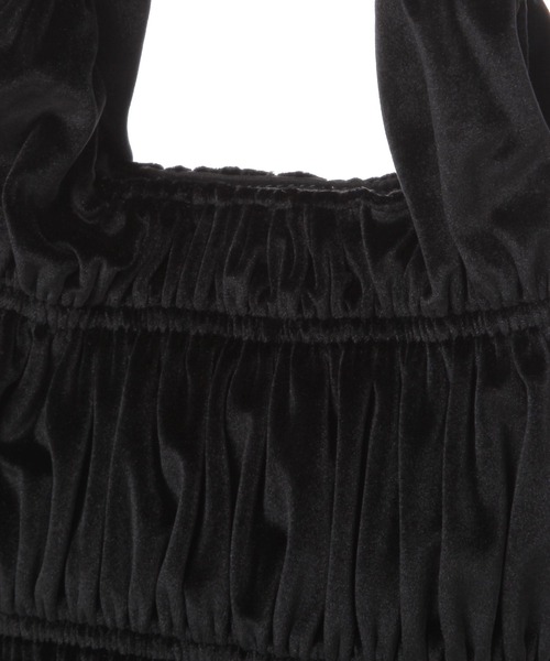 LAKOLE(ラコレ)の「ギャザーチェーンショルダーバッグ / 140067(ショルダーバッグ・レディース・ブラック/キャメル/ピンク・FREE)」の19枚目の写真