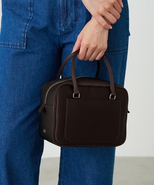 新品未使用✨PAPYRUS 定価33,000 ブラック パピルス ボストンバッグ IENA（イエナ）の「PAPYRUS/パピルス BOSTON ボストンバッグ