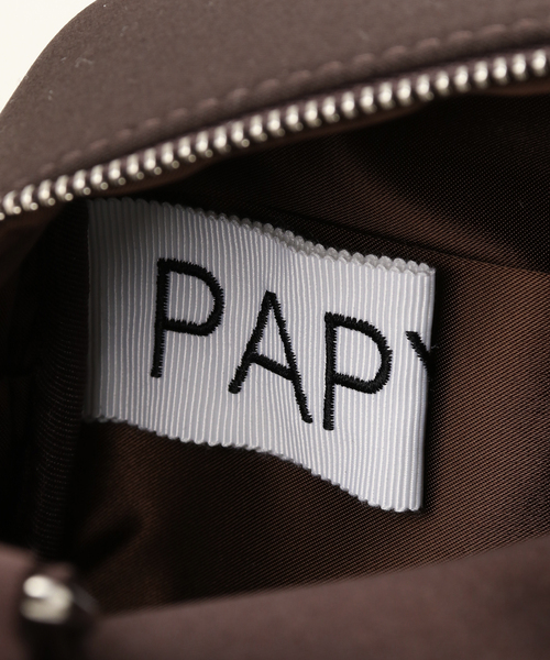 新品未使用✨PAPYRUS 定価33,000 ブラック パピルス ボストンバッグ IENA（イエナ）の「PAPYRUS/パピルス BOSTON ボストンバッグ