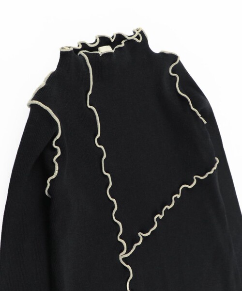 DRC branshes（ディーアールシーブランシェス）の「【WEB限定/DRC】配色メロウ長袖リブワンピース（ワンピース・キッズ・ブラック/グレイッシュベージュ/その他1・90/140/150/100/120/130/110）」の15枚目の写真