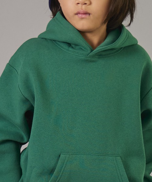 PAIRMANON STREET（ペアマノンストリート）の「【PAIRMANON STREET】裏起毛 無地 シンプル フーディー 長袖 スウェット パーカー（パーカー・キッズ・オレンジ/ベージュ/ネイビー/ブラック/グレー/グリーン・100/110/120/130/140/150/160/90）」の21枚目の写真