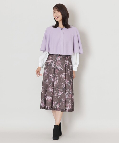TO BE CHIC(トゥー ビー シック)の「レーヨンコットン カーディガン(カーディガン/ボレロ・レディース・グリーン系その他3/パープル系その他4/ブラック・40)」の5枚目の写真