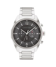 「Calvin Klein/カルバンクライン」FORCE フォース - 45mm グレー ダイヤル SS ブレスレット