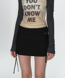nomnom | 【CRANK】RIBBON SLIT SKIRT PANTS(スカート)