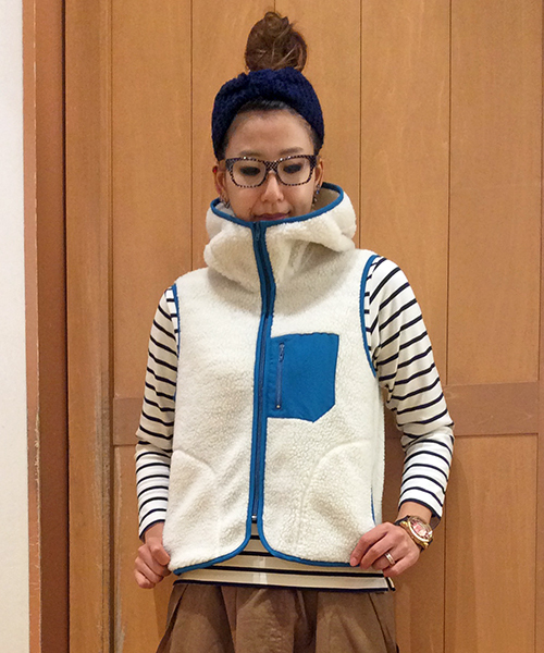 LBC(エルビーシー)の「FCNライナーベスト付きマウンテンパーカ(マウンテンパーカー・レディース・マスタード/ダークブルー/ネイビー/ブラック・MEDIUM/LARGE)」の20枚目の写真