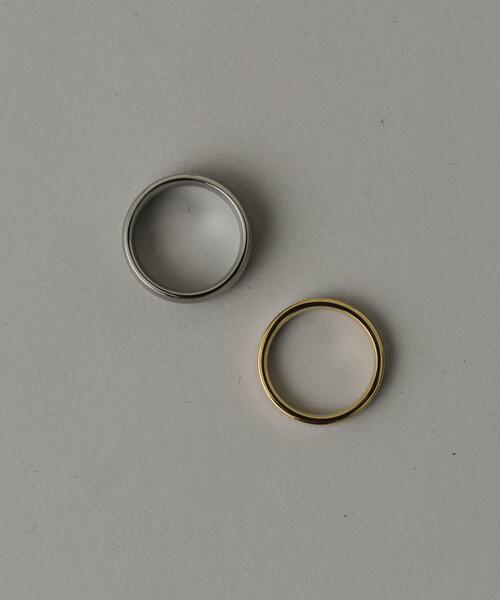 SMELLY(スメリー)の「ステンレス2セットリング(リング・メンズ・シルバー系その他・18)」の4枚目の写真