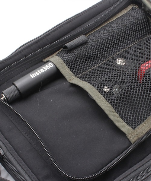 RAW.C(ロークリエイト)の「FUNCTIONAL/ファンクショナル ボディバッグ LIGHT WEIGHT UTILITY SQUARE SLING 撥水 軽量 RCB-091TI(ボディバッグ/ウエストポーチ・メンズ・ブラック・FREE)」の18枚目の写真