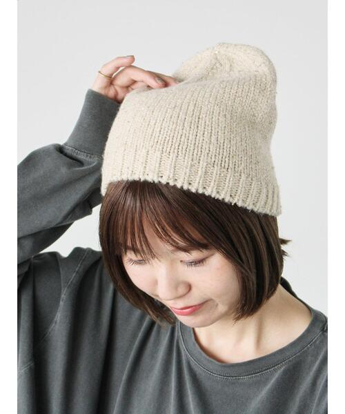 Lugnoncure(ルノンキュール)の「スパンコールビーニー(ハット・レディース・ブラック/グレー/ベージュ・F)」の1枚目の写真