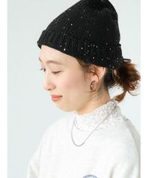 Lugnoncure（ルノンキュール）の「スパンコールビーニー（ハット）」
