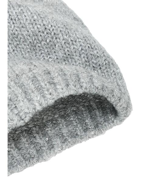 Lugnoncure(ルノンキュール)の「スパンコールビーニー(ハット・レディース・ブラック/グレー/ベージュ・F)」の16枚目の写真