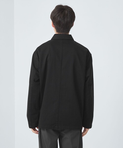 green label relaxing(グリーンレーベルリラクシング)の「バギーサテン カバーオール(カバーオール・メンズ・ブラック/モカ・S/M/L/XL)」の8枚目の写真