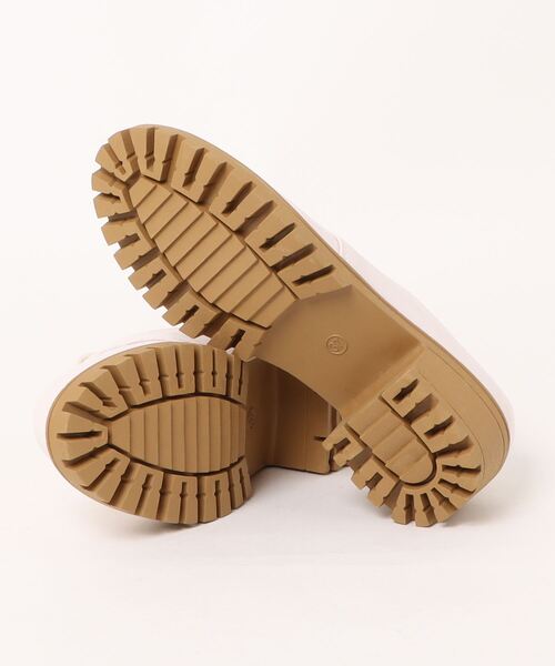 STYLEBLOCK(スタイルブロック)の「レザー調レースアップシューズ(パンプス・レディース・オフホワイト/ブラック/ダークブラウン・37/39/38/40/35/36)」の5枚目の写真