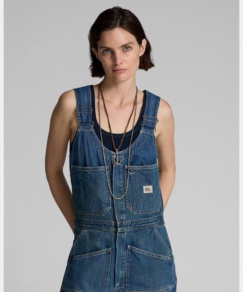 RRL（ダブル アール エル）の「Robynne デニム オーバーオール