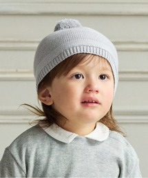 10mois（ディモワ）の「【10mois(ディモワ)】フェザーコットンニットベレー帽 S 42-48cm・M 48-54cm（ハンチング/ベレー帽）」