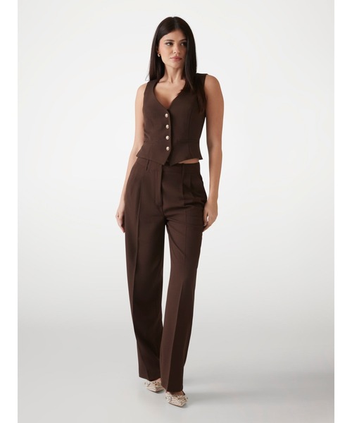 Guess(ゲス)の「MATEA Suit Vest ベスト レディース(ベスト・レディース・ブラウン・X-SMALL/SMALL)」の9枚目の写真