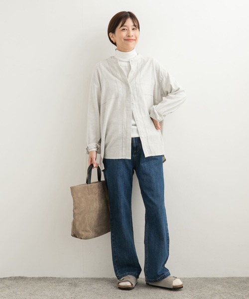 URBAN RESEARCH DOORS(アーバンリサーチドアーズ)の「エンブロイダリーシャツ(シャツ/ブラウス・レディース・グレー系その他/ホワイト系その他・MEDIUM)」の12枚目の写真
