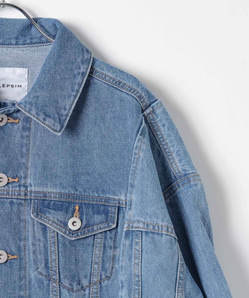 LEPSIM（レプシィム）の「【KIDS】ハギハギデニムジャケット　152843（デニムジャケット・キッズ・ライトブルー・130）」の6枚目の写真