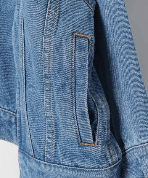 LEPSIM（レプシィム）の「【KIDS】ハギハギデニムジャケット　152843（デニムジャケット・キッズ・ライトブルー・130）」の9枚目の写真