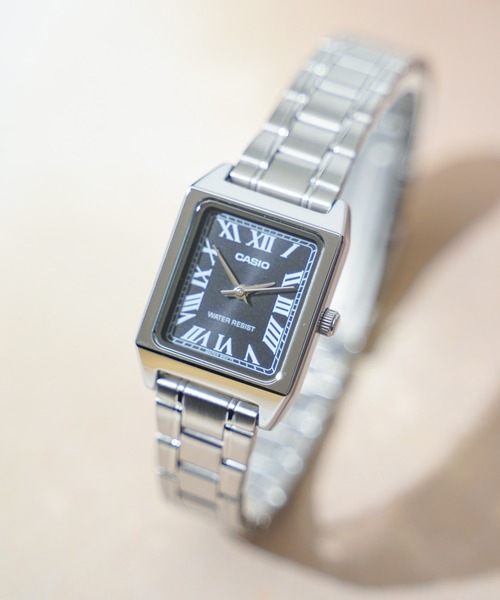 CASIO クラシックメタルスクエア 腕時計 CASIO（カシオ）】クラシックメタルスクエア（アナログ腕時計