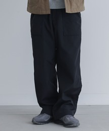 ナイロン裏フリースファティーグパンツ