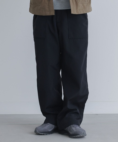 『ナイロン裏フリースファティーグパンツ』(その他パンツ)|n'OrLABEL(ノアールレーベル)