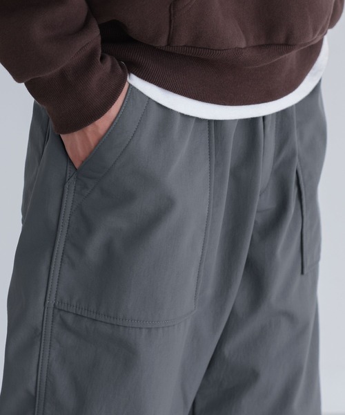n'OrLABEL（ノアールレーベル）の「『ナイロン裏フリースファティーグパンツ』（その他パンツ・メンズ・チャコール/ブラック・L/M）」の21枚目の写真