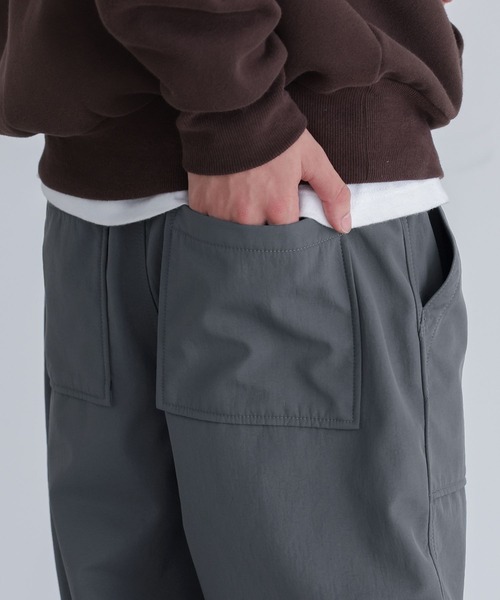 n'OrLABEL（ノアールレーベル）の「『ナイロン裏フリースファティーグパンツ』（その他パンツ・メンズ・チャコール/ブラック・L/M）」の22枚目の写真
