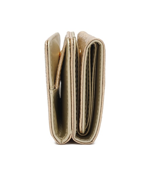 MERCURYDUO（マーキュリーデュオ）の「【MERCURYDUO/マーキュリーデュオ】メタリッククラック調型押し　三つ折りミニ財布（財布・レディース・ブラック/グレイッシュベージュ/シルバー/ピンク/ゴールド・FREE）」の14枚目の写真