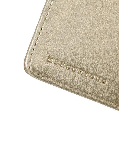 MERCURYDUO（マーキュリーデュオ）の「【MERCURYDUO/マーキュリーデュオ】メタリッククラック調型押し　三つ折りミニ財布（財布・レディース・ブラック/グレイッシュベージュ/シルバー/ピンク/ゴールド・FREE）」の20枚目の写真