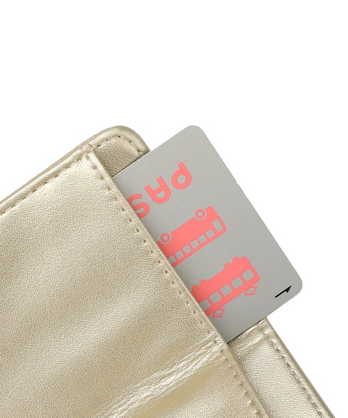 MERCURYDUO（マーキュリーデュオ）の「【MERCURYDUO/マーキュリーデュオ】メタリッククラック調型押し　三つ折りミニ財布（財布・レディース・ブラック/グレイッシュベージュ/シルバー/ピンク/ゴールド・FREE）」の21枚目の写真