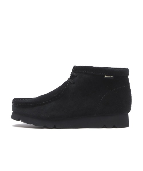 Clarks(クラークス)の「W WALLABEE BOOT GTX 26179260(モカシン/デッキシューズ・レディース・ブラック・4h/4/3h/6/3/5/5h)」の1枚目の写真