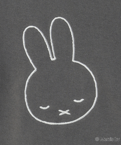 Miffy( ミッフィー)の「【miffy/ミッフィー】スリープ刺繍デザイン裏起毛プルオーバー(別注)(スウェット・レディース・アイボリー/グレー・LL/M/L)」の15枚目の写真