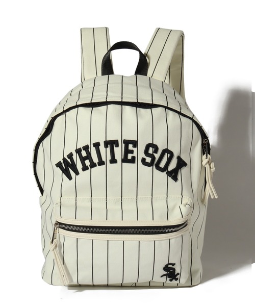 MLB(メジャーリーグベースボール)の「【MLB/メジャーリーグベースボール】コットンツイル ストライプデイパック(バックパック/リュック・メンズ・ブラック系2/アイボリー系2/アイボリー系3/アイボリー系1/ブラック系1・FREE)」の22枚目の写真