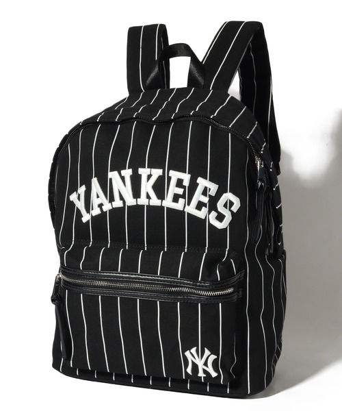 MLB(メジャーリーグベースボール)の「【MLB/メジャーリーグベースボール】コットンツイル ストライプデイパック(バックパック/リュック・メンズ・ブラック系2/アイボリー系2/アイボリー系3/アイボリー系1/ブラック系1・FREE)」の11枚目の写真