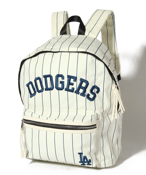 MLB(メジャーリーグベースボール)の「【MLB/メジャーリーグベースボール】コットンツイル ストライプデイパック(バックパック/リュック・メンズ・ブラック系2/アイボリー系2/アイボリー系3/アイボリー系1/ブラック系1・FREE)」の19枚目の写真