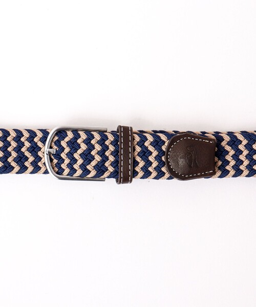 NOLLEY’S（ノーリーズ）の「【SWOLE PANDA/スウォール パンダ】RECYCLED WOVEN BELT ZIGZAG（ベルト・メンズ・ブルー系その他/マルチ・FREE）」の20枚目の写真