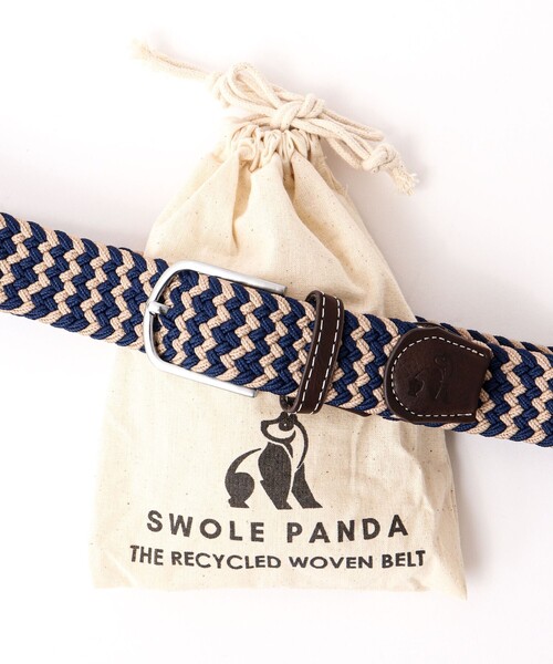 NOLLEY’S（ノーリーズ）の「【SWOLE PANDA/スウォール パンダ】RECYCLED WOVEN BELT ZIGZAG（ベルト・メンズ・ブルー系その他/マルチ・FREE）」の22枚目の写真