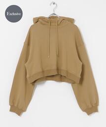 『別注』MIDIUMISOLID×TGM hooded short pullover