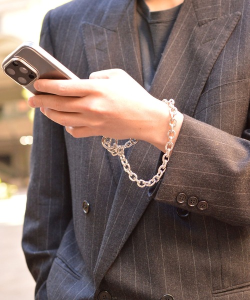 BROTHERHOOD（ブラザーフッド）の「【BROTHERHOOD】Aluminum Orbit Chain Long Wrist Strap（スマホグッズ・メンズ・シルバー/ゴールド/ブラック・FREE）」の10枚目の写真