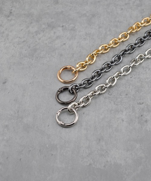 BROTHERHOOD（ブラザーフッド）の「【BROTHERHOOD】Aluminum Orbit Chain Long Wrist Strap（スマホグッズ・メンズ・シルバー/ゴールド/ブラック・FREE）」の17枚目の写真