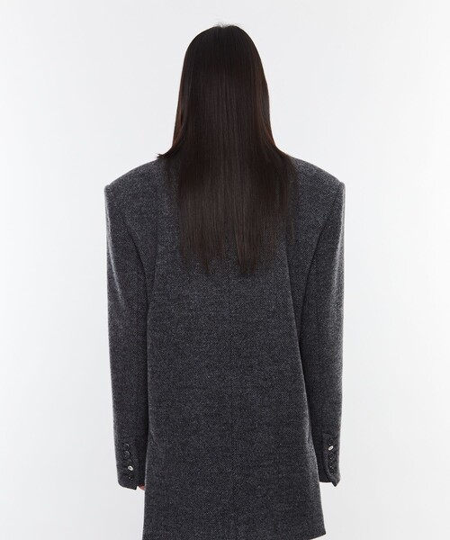 POOLDE（プールデ）の「【POOLDE/プールデ】Limpet Tailor Coat/テーラーコート/ショートコート（テーラードジャケット・レディース・ブラック/グレー・FREE）」の16枚目の写真