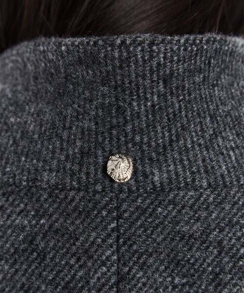 POOLDE（プールデ）の「【POOLDE/プールデ】Limpet Tailor Coat/テーラーコート/ショートコート（テーラードジャケット・レディース・ブラック/グレー・FREE）」の21枚目の写真