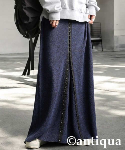 ホックニットスカート（スカート）｜antiqua（アンティカ）