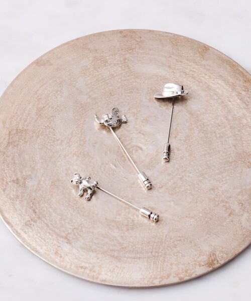 TAKEO KIKUCHI（タケオキクチ）の「ブリティッシュ ラペルピン（その他・メンズ・シルバー/シルバー系/シルバー系1・00）」の4枚目の写真