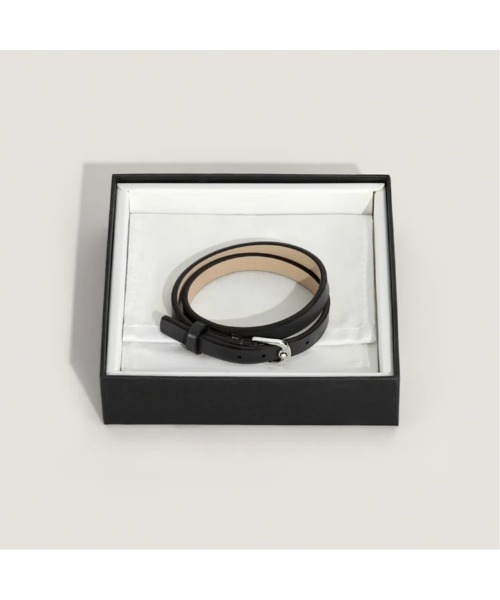 MONTBLANC（モンブラン）の「馬蹄バックルのブラックブレスレット